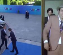 Mi&ccedil;otakis'in y&uuml;r&uuml;y&uuml;ş&uuml; sosyal medyada dikkat &ccedil;ekti: Sahte kabadayı!