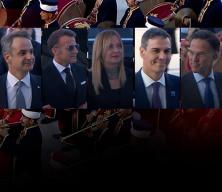 NATO liderlerinin mehter marşına tepkileri kamerada!