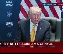  Trump NATO zirvesinde İspanya'ya g&ouml;ndermede bulundu...