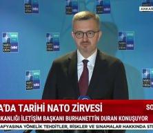Yarın başlayacak  NATO zirvesi &ouml;ncesinde İletişim Başkanı Burhanettin Duran'dan &ouml;nemli mesajlar