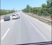 İstasyondan fırlayıp sol şeride ok gibi fırladı, facianın teğet ge&ccedil;tiği o dehşet anları