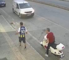 Samsun'da kediye tekme atan vicdansız şahıs yakalandı