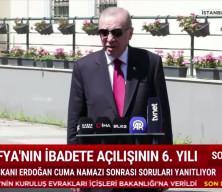 Başkan Erdoğan: Ayasofya'yı yeniden ibadete a&ccedil;mak bize nasip oldu