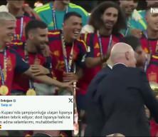 Cumhurbaşkanı Erdoğan'dan İspanya'ya tebrik mesajı