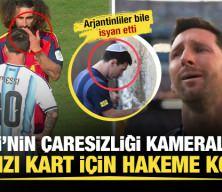 Dev finalde Messi'nin aciziyeti kameralara yansıdı! Arjantinliler bile tepki g&ouml;sterdi  