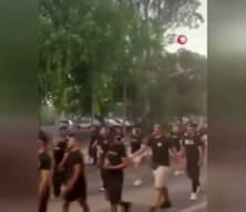 Rumlardan Metehan Sınır Kapısı'nda provokatif g&ouml;steri