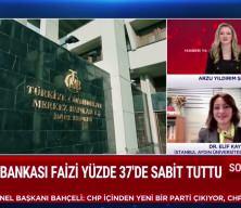 Merkez Bankası faizi y&uuml;zde 37'de sabit tuttu