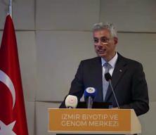 Sağlık Bakanı Memişoğlu İzmir Biyotıp ve Genom Merkezi'ni ziyaret etti