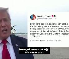 Trump'tan son dakika a&ccedil;ıklama: İran &ouml;ld&uuml;rd&uuml;ğ&uuml; her Amerikan askerinin bedelini...