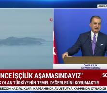 AK Parti MYK sonrasında &Ouml;mer &Ccedil;elik a&ccedil;ıklamalarda bulundu