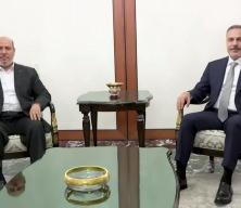 Bakan Fidan, Hamas Siyasi B&uuml;ro Başkanı Hayye ve beraberindeki heyeti kabul etti
