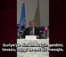 BM Genel Sekreteri Guterres: İsrail, Suriye'yi kendi haline bırakmalıdır