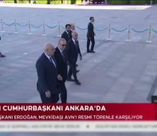 Cumhurbaşkanı Erdoğan L&uuml;bnan Cumhurbaşkanı'nı resmi t&ouml;renle karşıladı