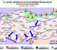 Şiddetli r&uuml;zgar tehlikeyi artırdı: Meteoroloji ve Bakanlıktan peş peşe uyarı
