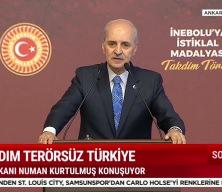 TBMM Başkanı Kurtulmuş ter&ouml;rs&uuml;z T&uuml;rkiye  konusunda 'S&uuml;re&ccedil; Yasası' hakkında a&ccedil;ıklamalarda bulundu