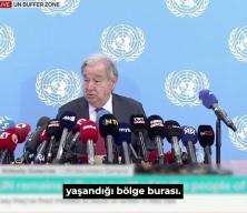 T&uuml;rk ve Rum liderlerle g&ouml;r&uuml;şen Guterres &ouml;nemli a&ccedil;ıklamalarda bulundu