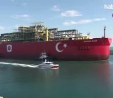  T&uuml;rkiye'nin ilk y&uuml;zer &uuml;retim platformu Osman Gazi Sakarya Gaz sahasına ge&ccedil;iyor...