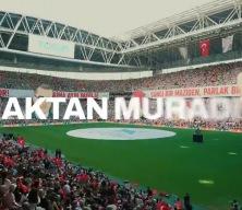 T&Uuml;GVA gen&ccedil;liğinden Cumhurbaşkanı Erdoğan'a vefa eseri