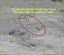 Havadan JİHA takip etti, karadan jandarma bastı: 253 kilo esrar yakalandı!