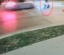 Bursa'daki dehşet anları ortaya &ccedil;ıktı: 150 km hızla gelen ara&ccedil; ATV'yi b&ouml;yle bi&ccedil;ti!