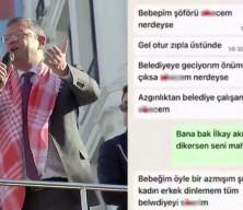 Menderes Belediye Başkanı İlkay &Ccedil;i&ccedil;ek'in skandal mesajları ortaya &ccedil;ıktı