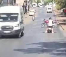 Motosiklet &uuml;zerinde motosiklet! Gaziantep'te akılalmaz yolculuk