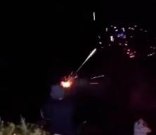 Rus birliklerinin Kamikaze iha saldırısını taramalı silahlarla engelledi
