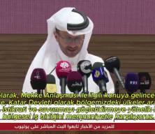Katar'dan B&ouml;lgesel G&uuml;venlik vurgusu ve Mekke Anlaşması'na olumlu yaklaşım