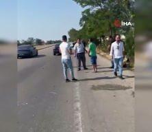 Bandırma Belediye Başkanı Dursun Mirza&rsquo;nın makam aracı kazaya karıştı