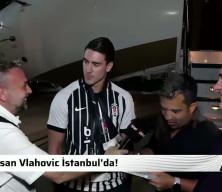 Beşiktaş'ın yeni transferi Vlahovic, İstanbul'a geldi
