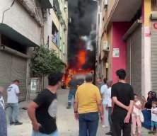 &Ccedil;ay i&ccedil;meye giden ASKİ ekiplerinin vidanj&ouml;r&uuml; yandı: Soruşturma başlatıldı