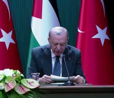Cumhurbaşkanı Recep Tayyip Erdoğan: 'Filistin'de gasp politikası devam ediyor" dedi