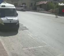 Mersin'de korkutan kaza: Motosiklet trakt&ouml;r&uuml;n altına girdi