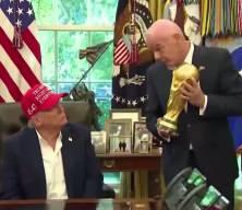 Trump, FIFA Başkanı Infantino'nun g&ouml;revden alınmasının "korkun&ccedil; bir hata" olacağını savundu