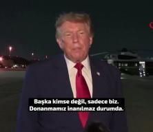 Trump: "H&uuml;rm&uuml;z Boğazı &uuml;zerinde tam kontrole sahibiz"