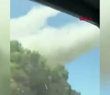 Yalova'daki F-16 kazasından yeni g&ouml;r&uuml;nt&uuml;ler ortaya &ccedil;ıktı!