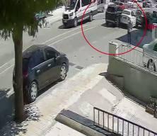 &Ccedil;orum Belediye Başkanı Aşgın'ın makam aracı zincirleme kazaya karıştı