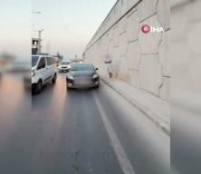Hatay'da &ccedil;arpılacağını anlayıp kayda girdi, ka&ccedil;an s&uuml;r&uuml;c&uuml;y&uuml; canı pahasına durdurdu!