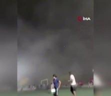 Meksika&rsquo;da stadyumu fırtına vurdu