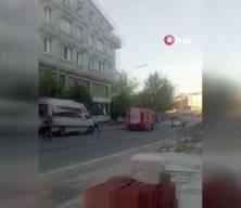 Mutfakta yangın &ccedil;ıktı, doğalgaz bomba gibi patladı
