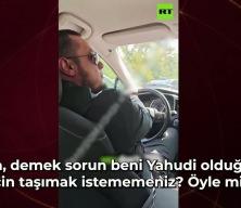 Taksi şof&ouml;r&uuml; Yahudi yolcuyu taşımayı reddetti: Siz insan değilsiniz