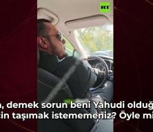 Taksi şof&ouml;r&uuml; Yahudi yolcuyu taşımayı reddetti: Siz insan değilsiniz