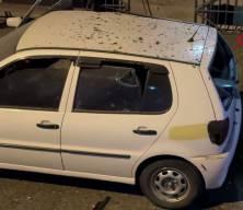 Trabzon'da otoparktaki ara&ccedil;ların &uuml;zerine insansız hava aracı d&uuml;şt&uuml;