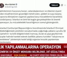 Adalet Bakanı G&uuml;rlek'ten İstanbul ve İzmir'deki organize su&ccedil; operasyonlarına ilişkin a&ccedil;ıklama