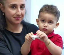 2 yaşındaki Aras'ın nefes alma m&uuml;cadelesi! Soluk borusu genişletildi 