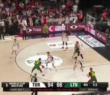 A Milli Erkek Basketbol Takımı, Litvanya'yı 94-66 mağlup etti