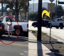 ABD'de trafikte aracın camını beyzbol sopayla kıran kadına şok misilleme
