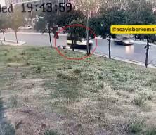 Başakşehir'de vicdansızlık: Kurye'nin &ouml;n&uuml;ne kırıp metrelerce savurup ka&ccedil;tı!