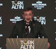 Cevdet Yılmaz m&uuml;jdeyi verdi: Mollakara&rsquo;daki dev altın tesisinde kurdele kesildi