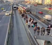 İstanbul'da metrob&uuml;s &ccedil;ilesi: 52 kilometrelik hatta 391 sarsıntı
